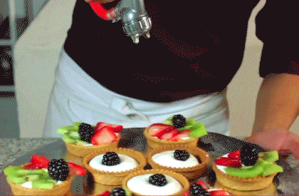 Atomizado de Productos Líquidos en Frío para Pastelería Atomizado de Productos Líquidos en Frío para Pastelería