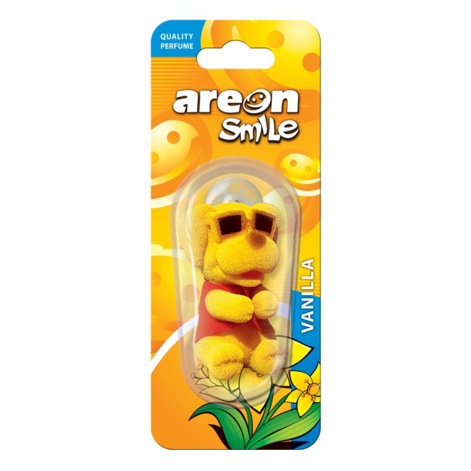 Aromatizante Areon Smile Blister Vanilla - Vainilla