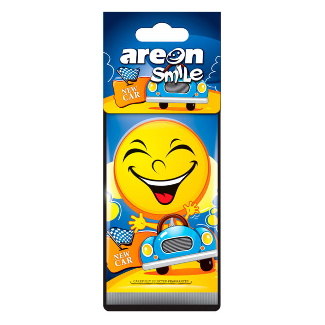 Aromatizante Areon Smile Dry New Car - Auto Nuevo
