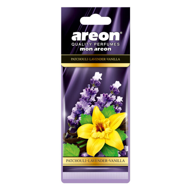 Aromatizante Areon Mon Patchouli Lavander Vanilla - Pachulí Lavanda Vainilla