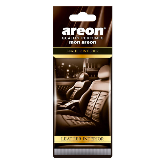 Aromatizante Areon Mon Leather Interior - Interior de Cuero