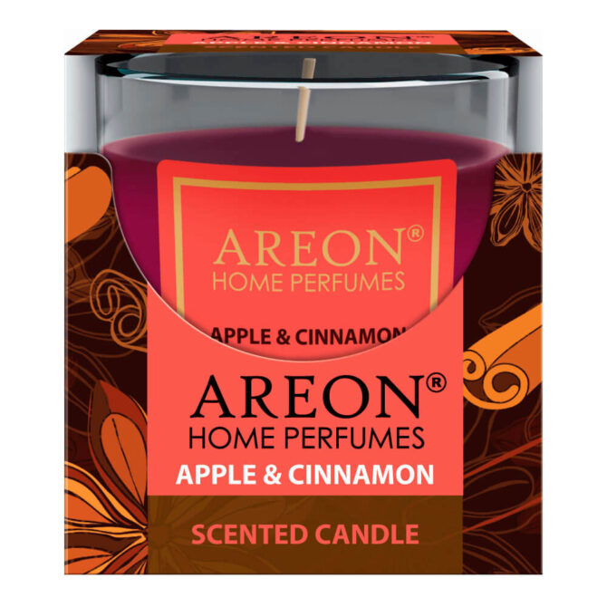 CR01. Areon Scented Candle Apple & Cinnamon